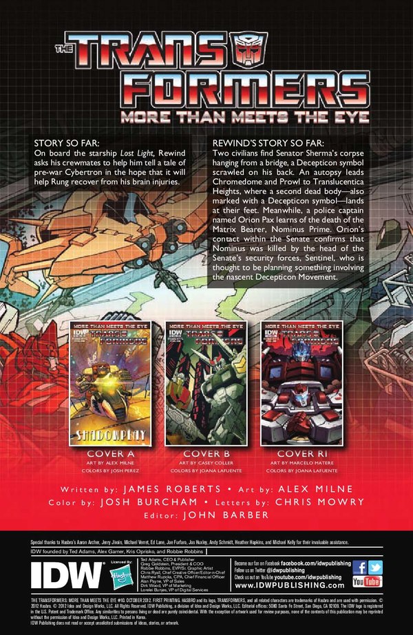 Transformers More Than Meets The Eye Ongoing 10 Comic Book Preview Image  (5 of 11)